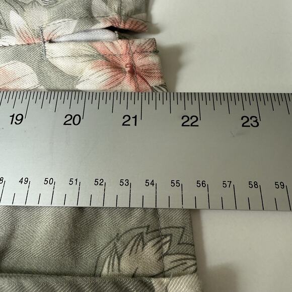 Vintage Caribbean Joe Rayon Floral Vest Women’s M Soft Butch Tropical Paisley - Picture 12 of 12